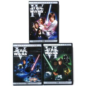 STAR WARS IV, V, VI DVD A New Hope/ The Empire Strikes Back/ Return of the Jedi